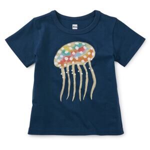 Tea Collection NWT Rainbow Jelly Graphic Tee. 12-18 Months.
